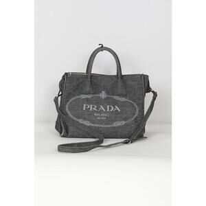 2010's Prada Denim Cross Body Bag